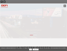 Tablet Screenshot of defi-italia.com
